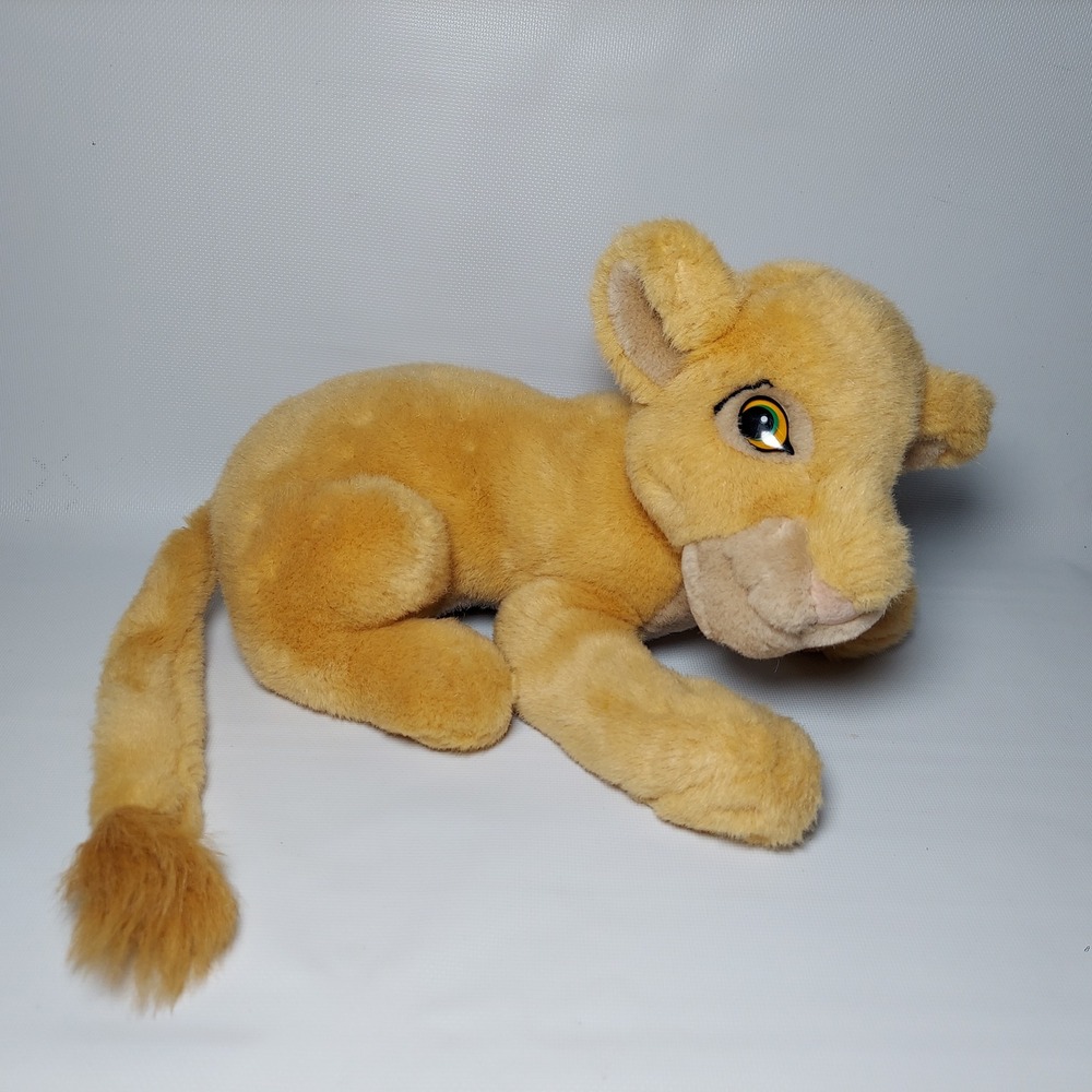 Vintage Disneyland The Lion King Nala Lion Cub Plush 12" 90s Kids Nostalgia